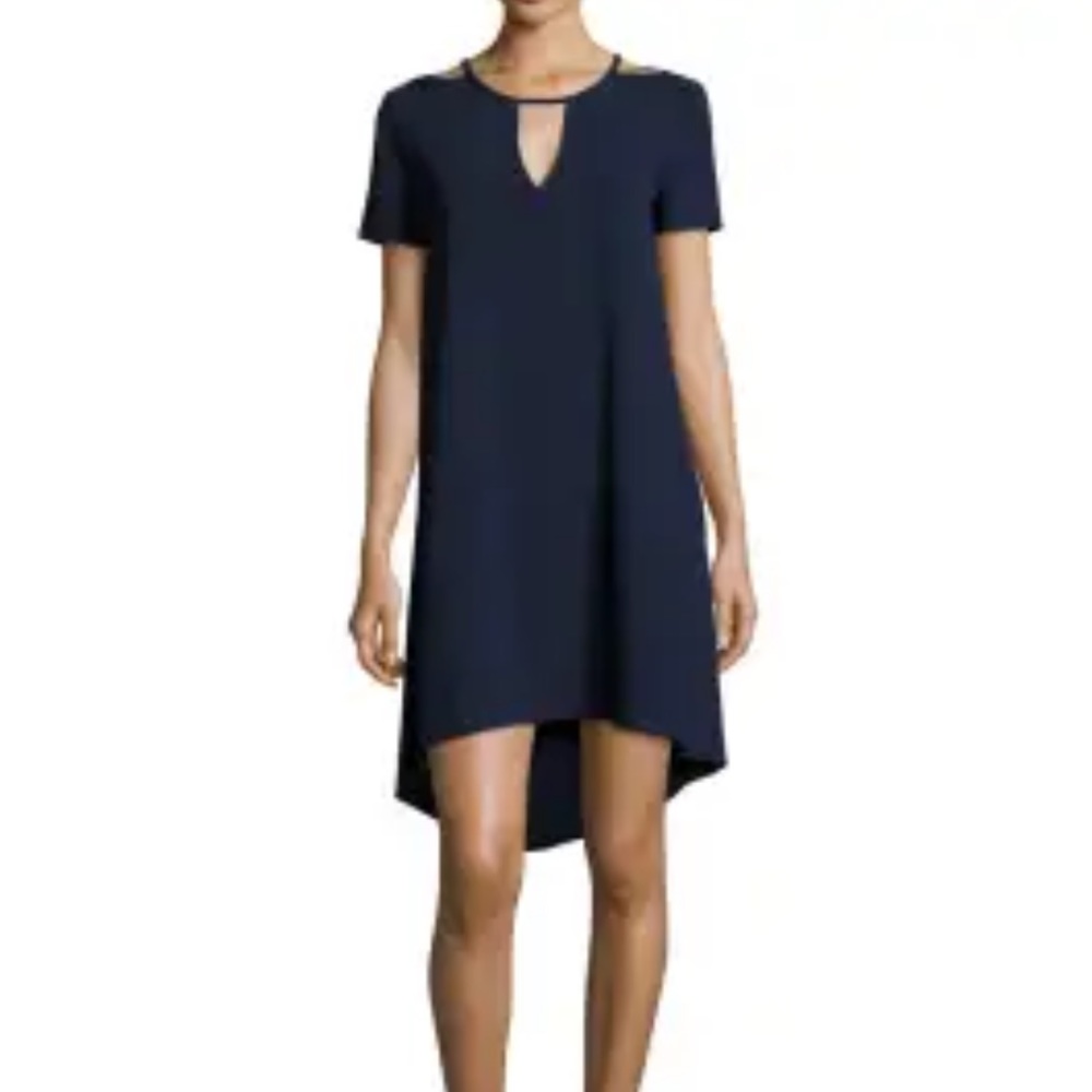 NWOT Trina Turk Floramaria Crepe Keyhole Swing Dress